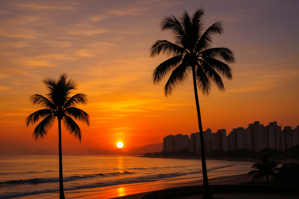 Pôr do Sol em Santos: Onde Ver as Cores Mais Bonitas da Cidade (Mirantes, Praias e Dicas de Foto)