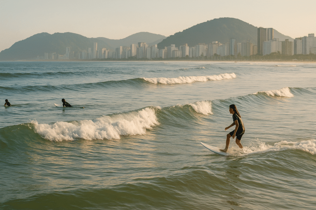 Surf em Santos Onde Pegar as Melhores Ondas Quebra-Mar José Menino e Aulas Para Iniciantes