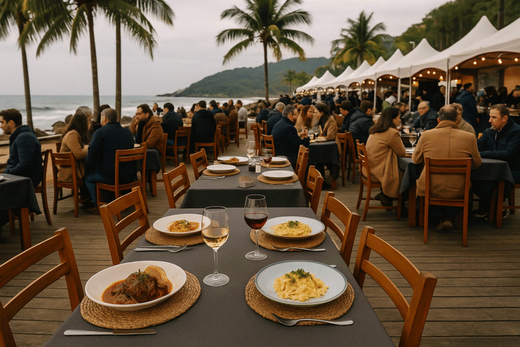 Festivais Gastronômicos Inverno no Guarujá Guia 2025