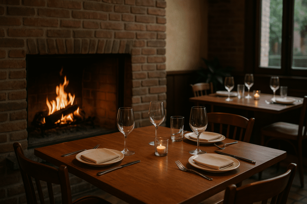 Restaurantes com lareira em Santos